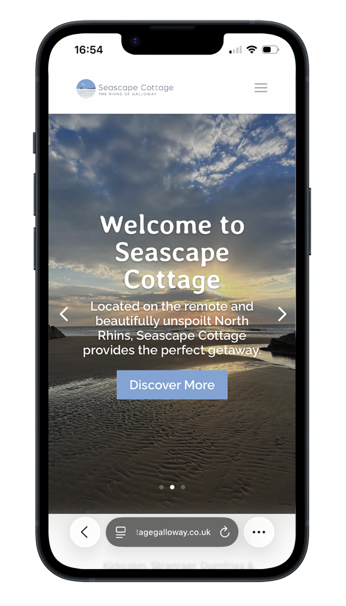 seascape cottage website mobile